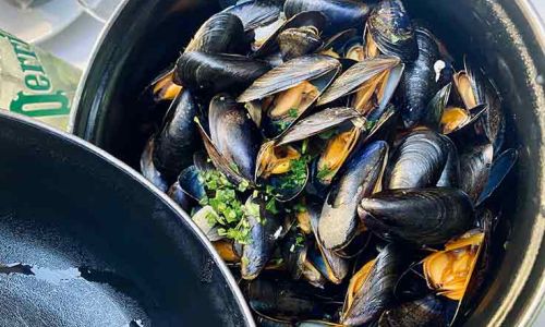 Cucinare le Cozze alla marinara